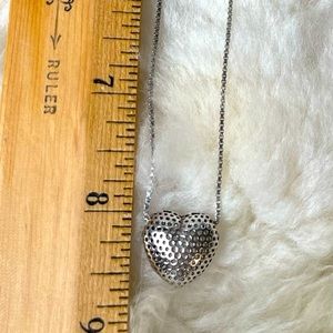 925 Women’s Silver Necklace with heart pendant, 4 grams